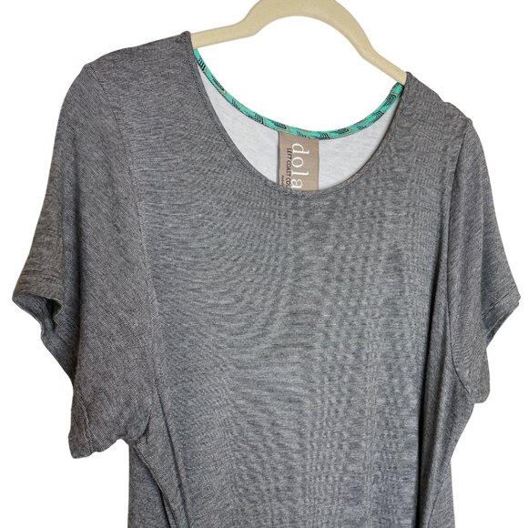 Dolan Left Coast Collection Casual T-shirt Tie-front Dress, L - Picture 5 of 9